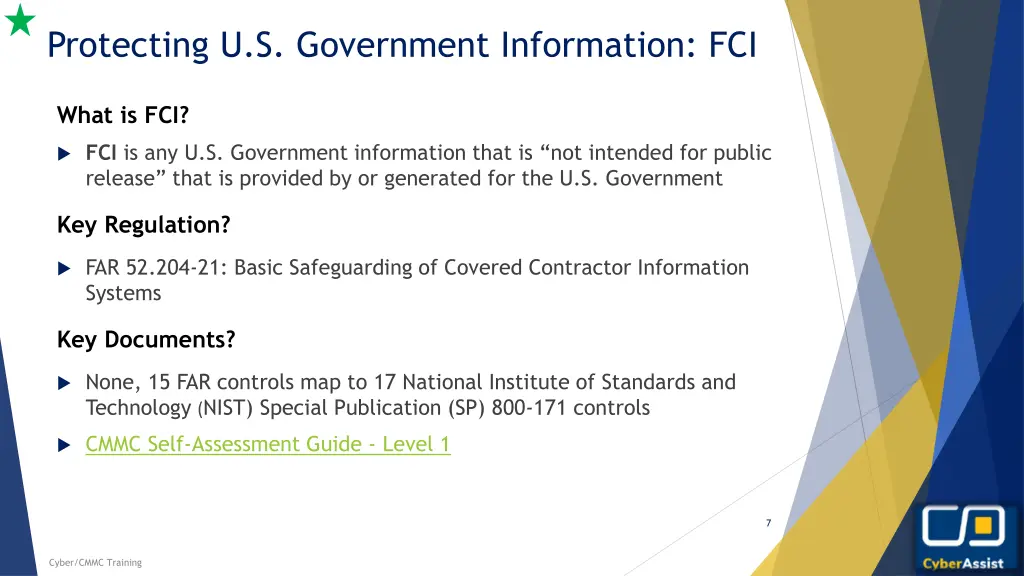 protecting u s government information fci