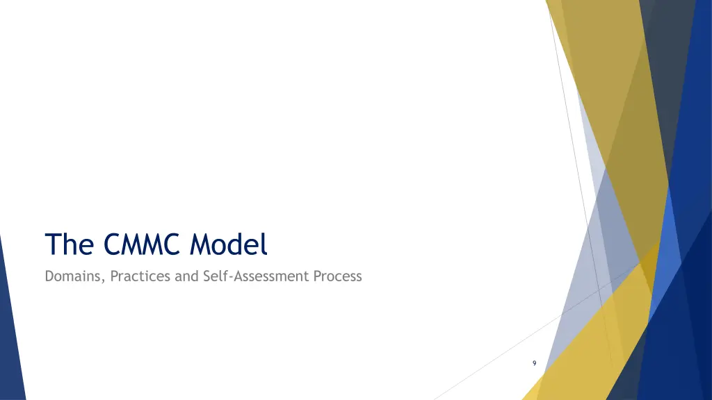 the cmmc model domains practices and self