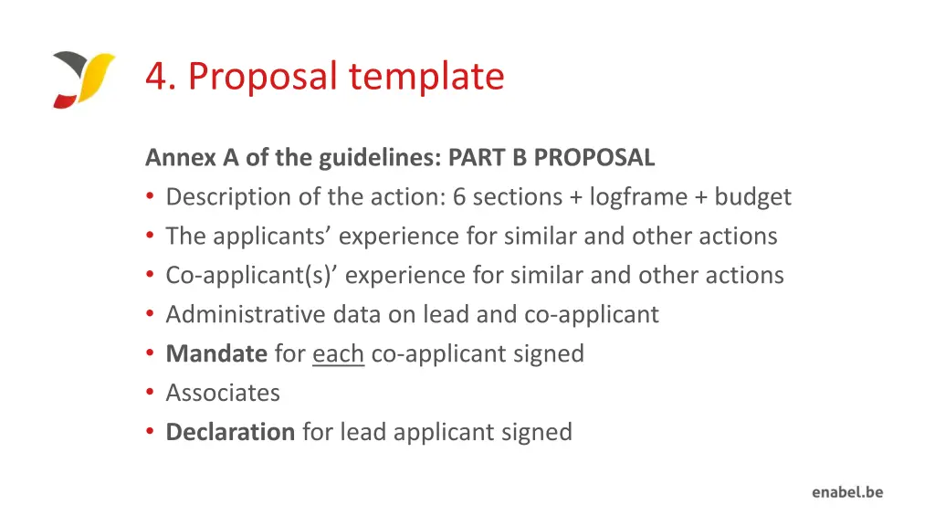 4 proposal template