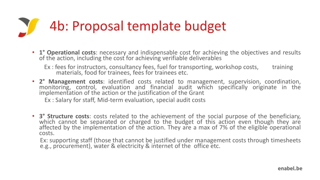 4b proposal template budget 3