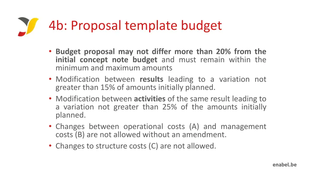 4b proposal template budget 6