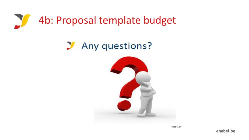 4b proposal template budget 8