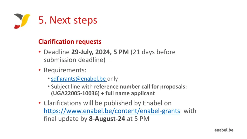 5 next steps 1