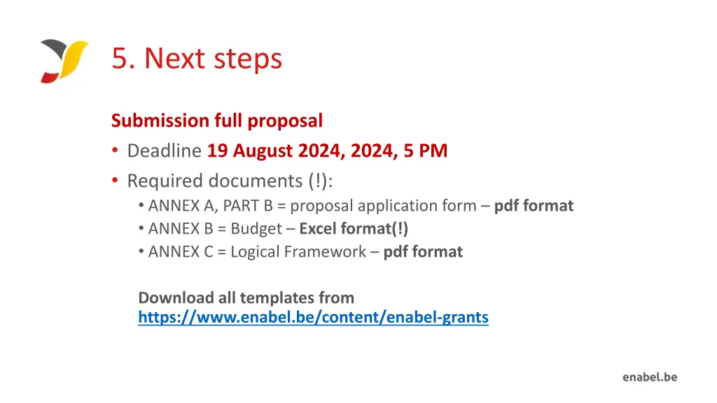 5 next steps 2