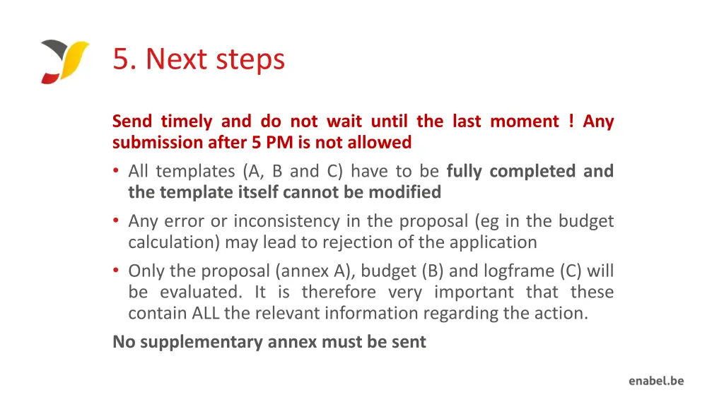 5 next steps 4