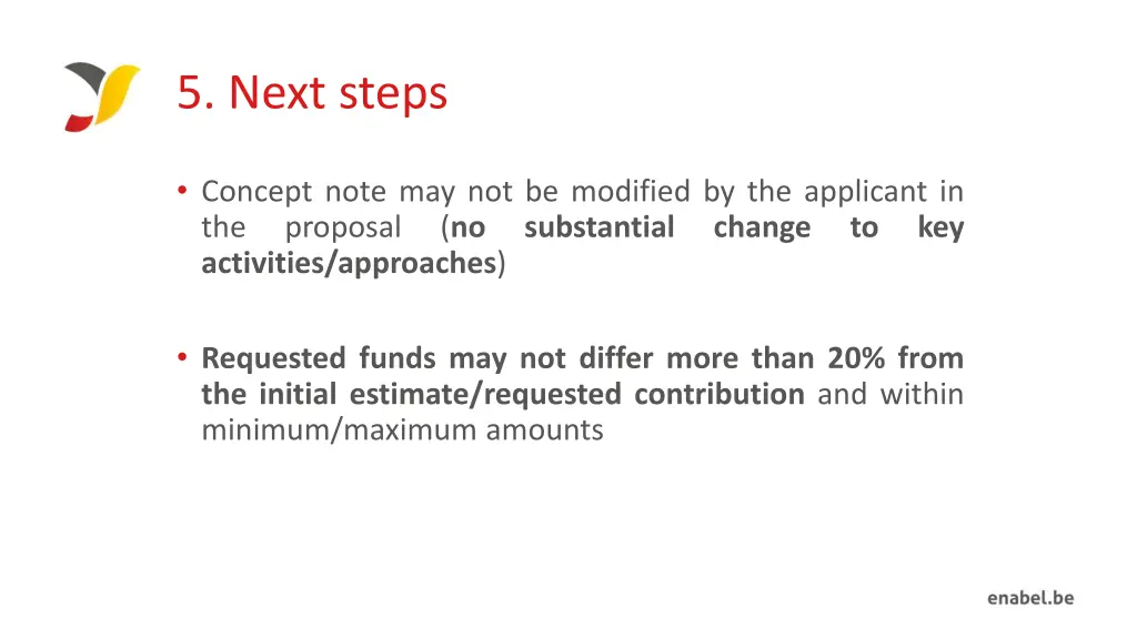 5 next steps 5
