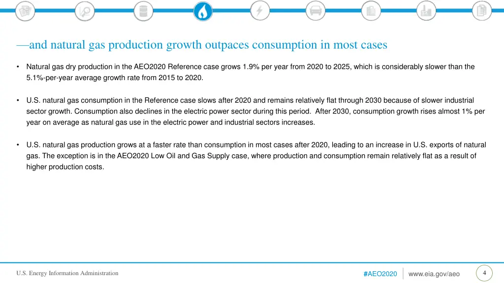 and natural gas production growth outpaces