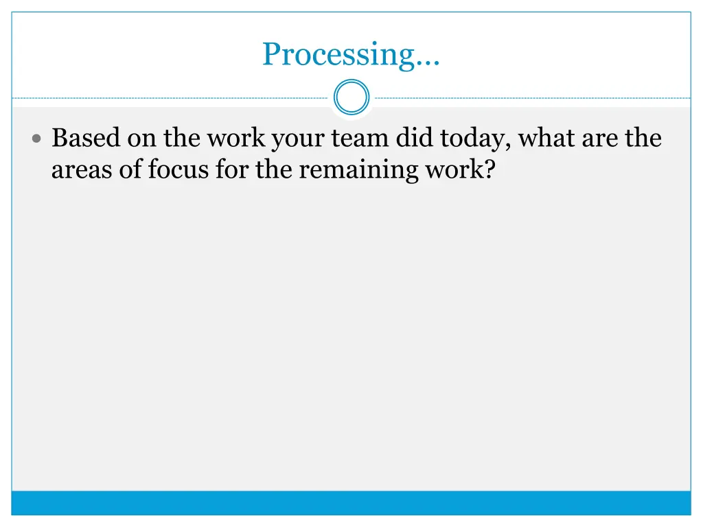 processing