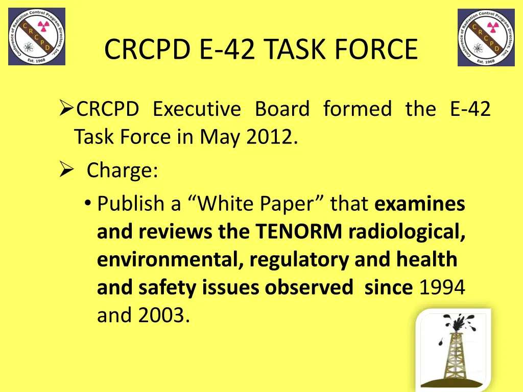 crcpd e 42 task force