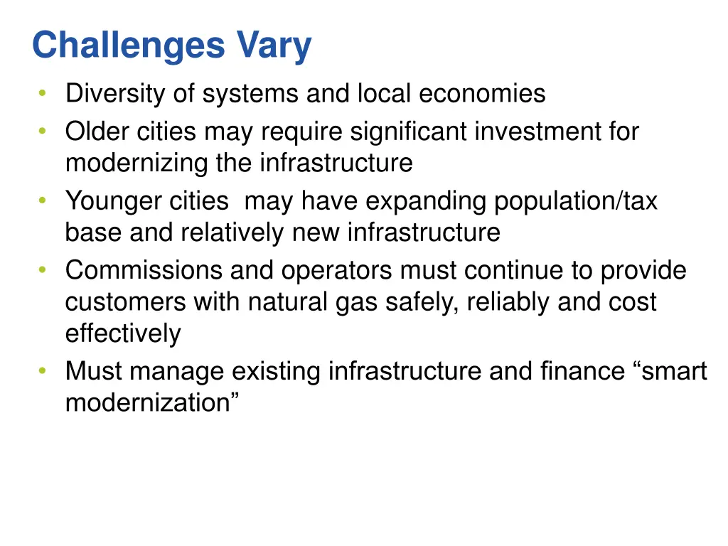 challenges vary diversity of systems and local