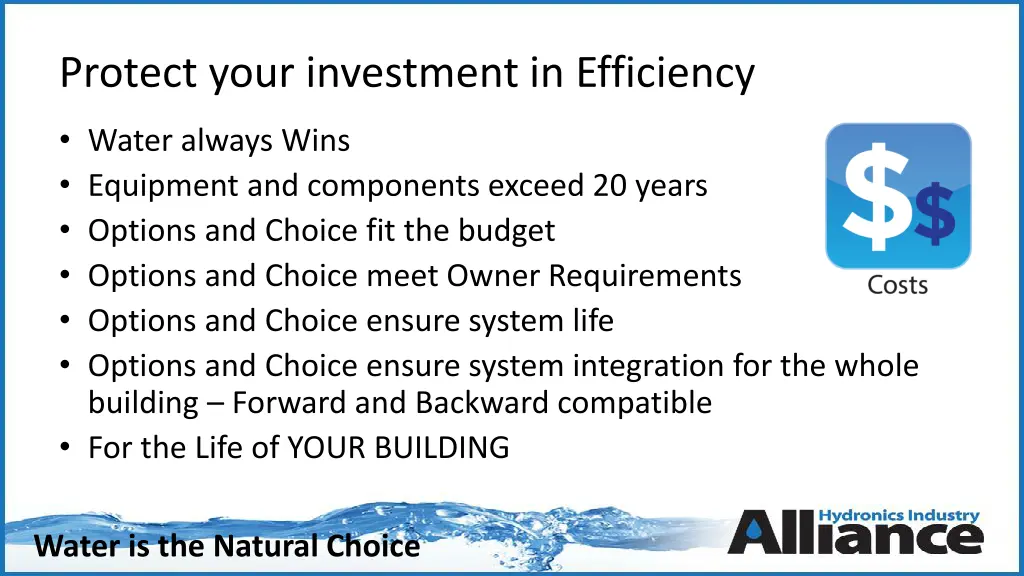 protect your investment in efficiency