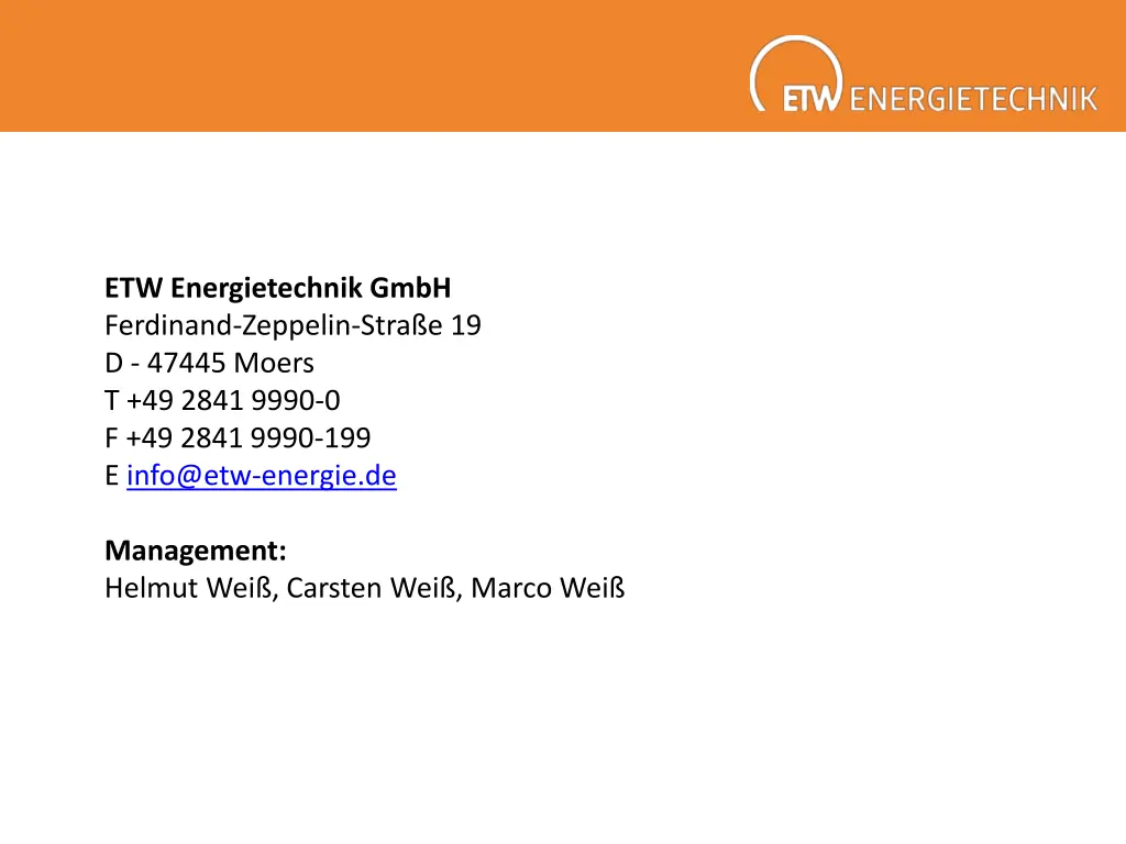 etw energietechnik gmbh ferdinand zeppelin stra