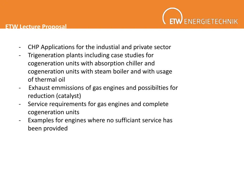 etw lecture proposal