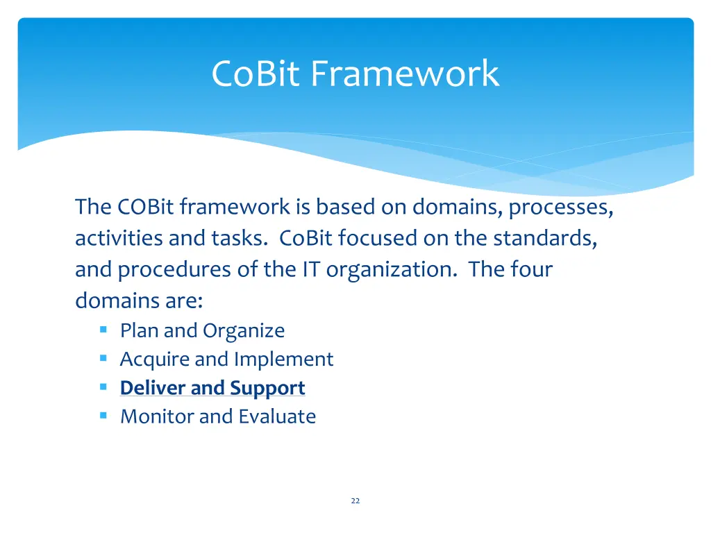 cobit framework