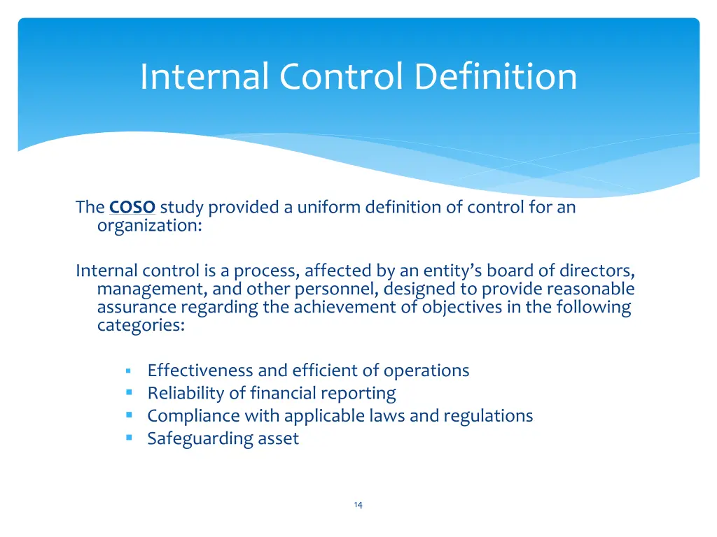 internal control definition