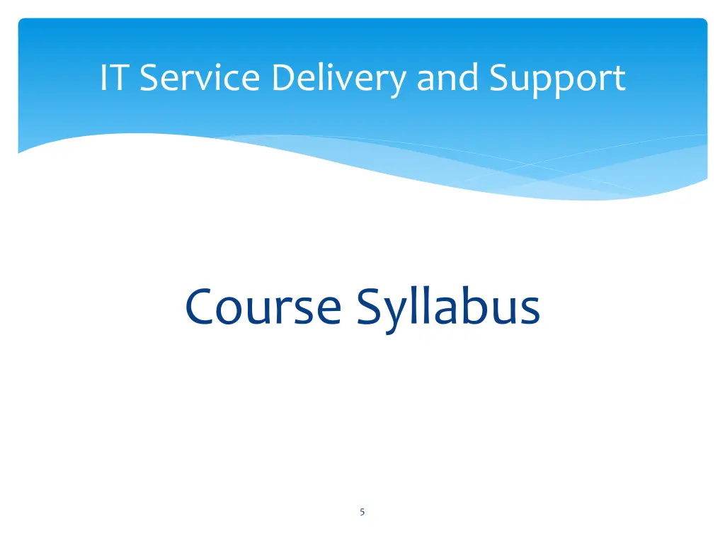 it service delivery and support 1
