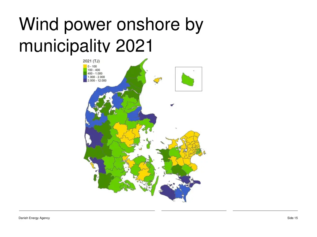 wind power onshore by municipality 2021