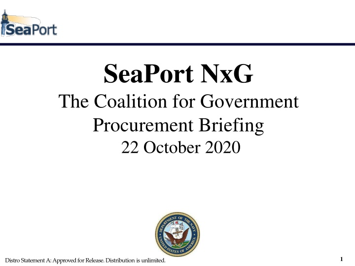 seaport nxg the coalition for government
