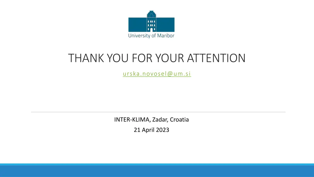 thank you for your attention