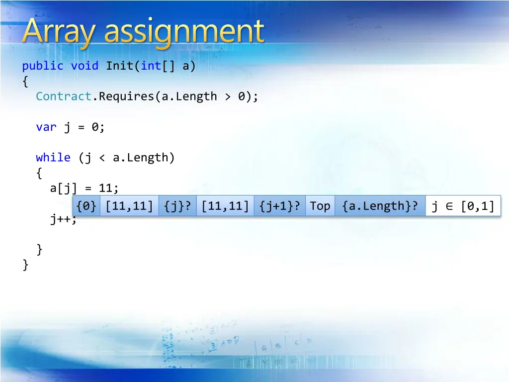 array assignment 1