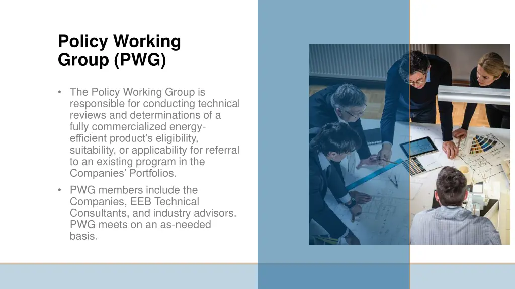 policy working group pwg