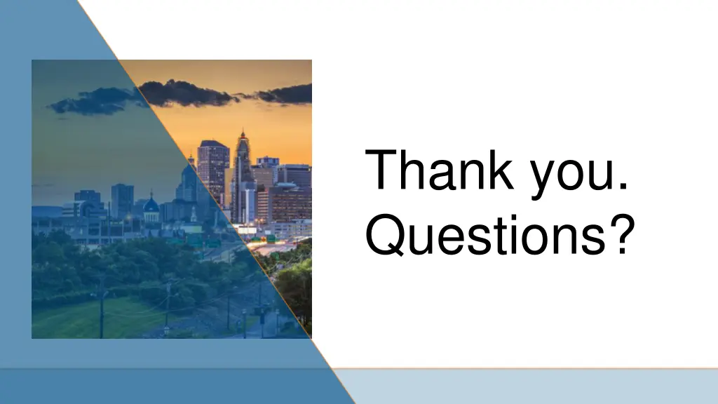 thank you questions