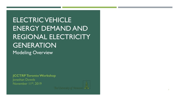 electric vehicle energy demand and regional