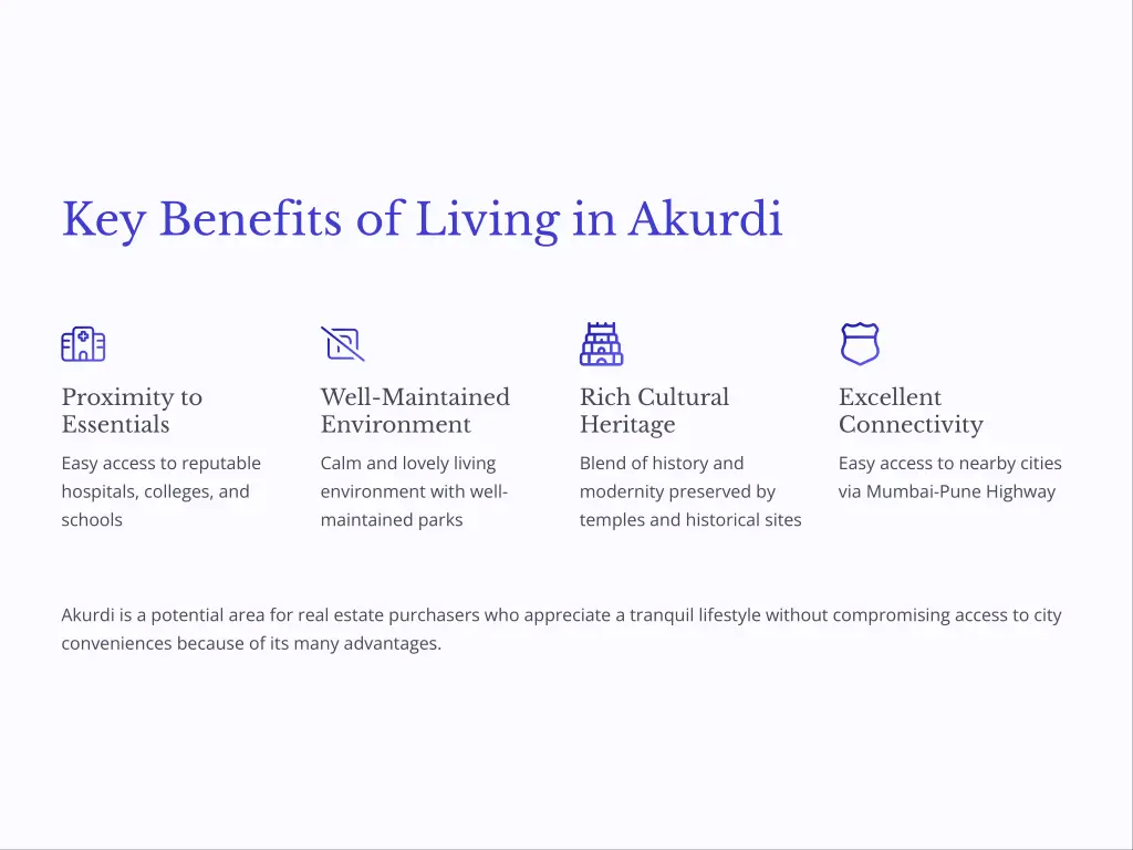 key benefits of living in akurdi