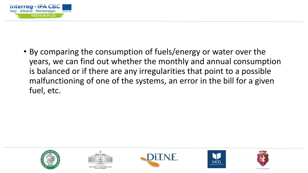 by comparing the consumption of fuels energy