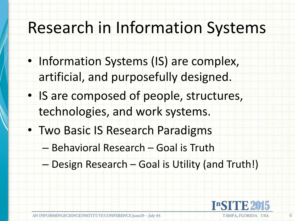 research in information systems