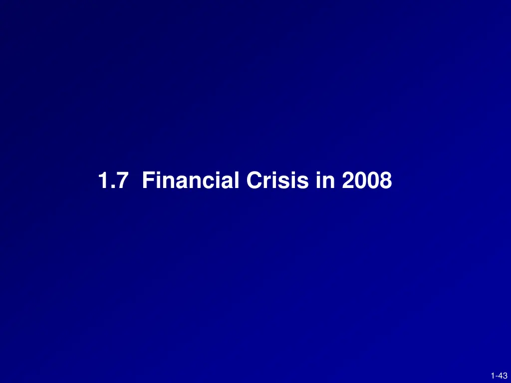1 7 financial crisis in 2008