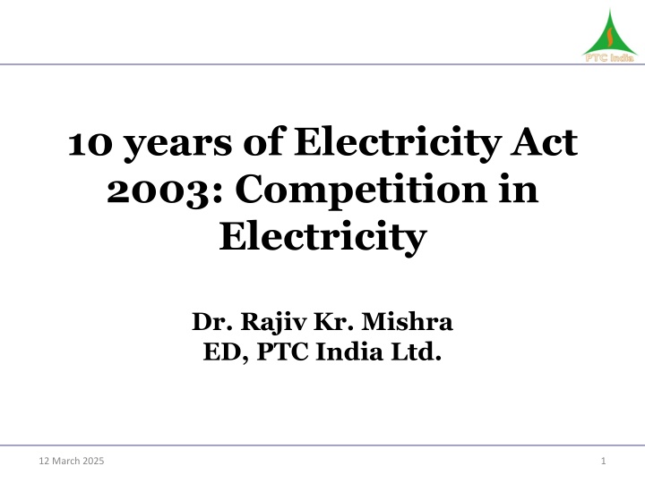 10 years of electricity act 2003 competition