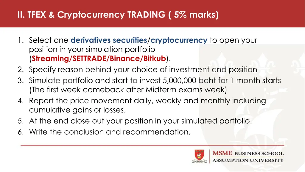ii tfex cryptocurrency trading 5 marks 1