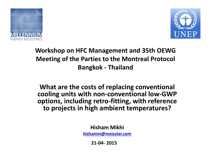 workshop on hfc management and 35th oewg meeting