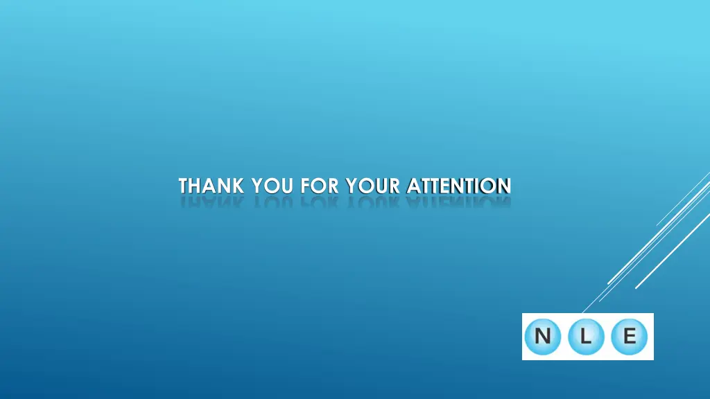 thank you for your attention