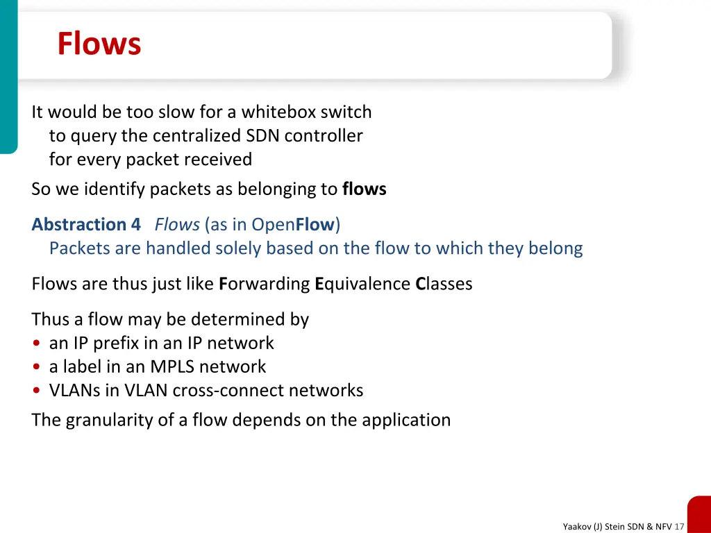 flows
