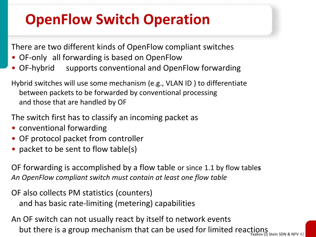 openflow switch operation