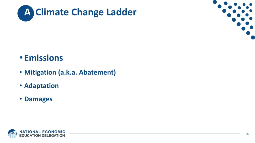 a climate change ladder