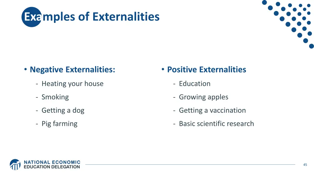 examples of externalities