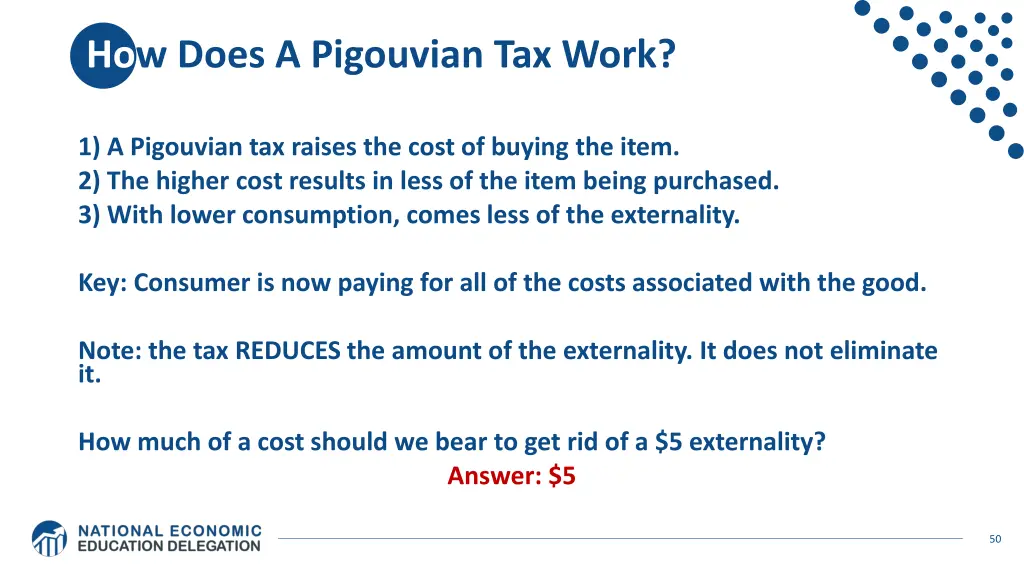 how does a pigouvian tax work 2