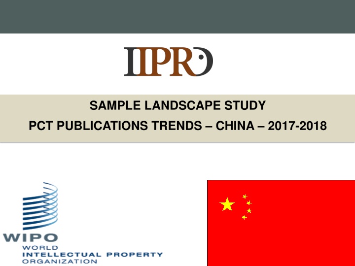 sample landscape study pct publications trends