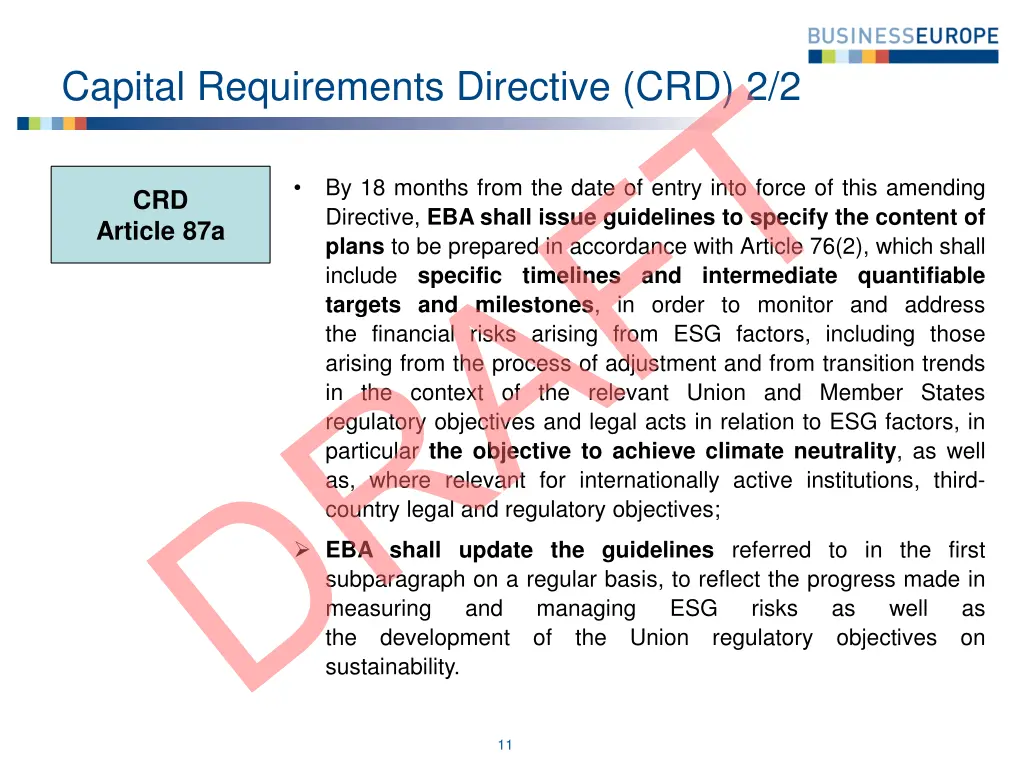 capital requirements directive crd 2 2