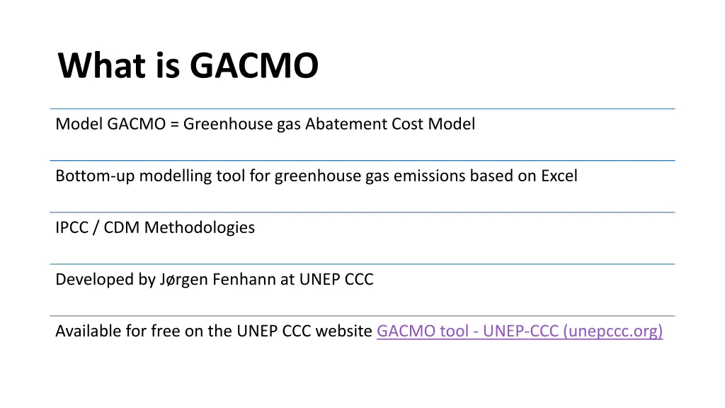 what is gacmo