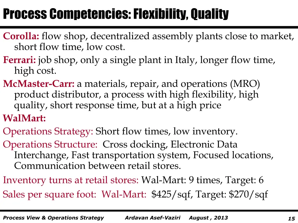 process competencies flexibility quality 1
