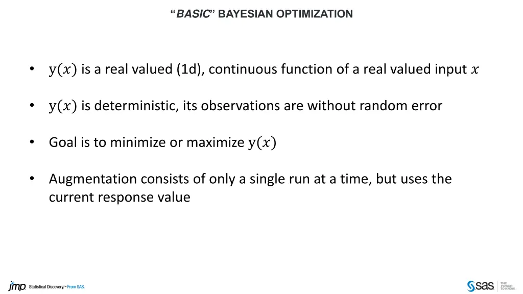 basic bayesian optimization