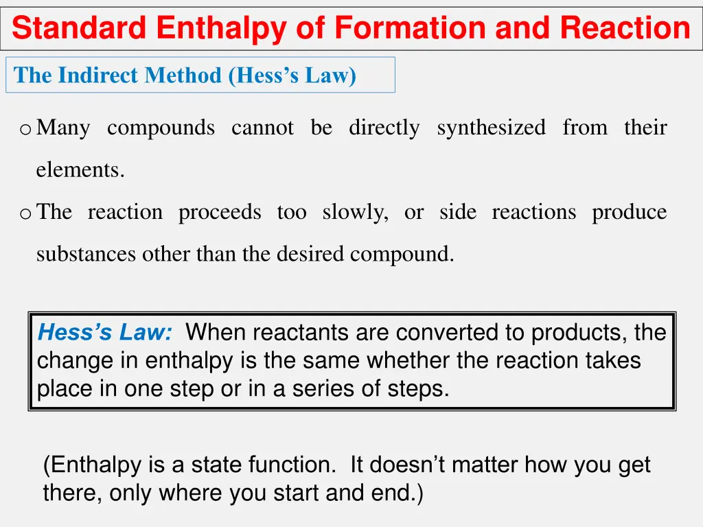 standard enthalpy of formation and reaction 4
