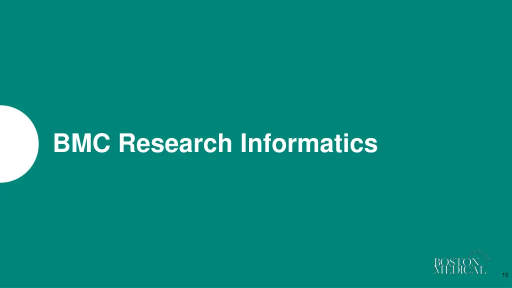 bmc research informatics