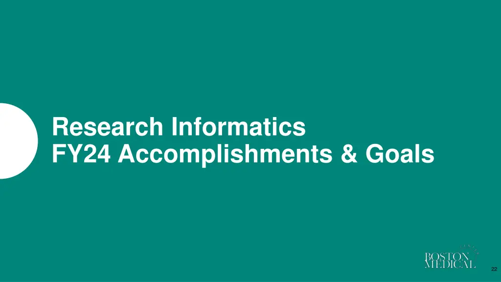research informatics fy24 accomplishments goals