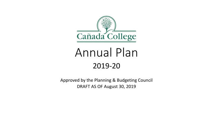annual plan 2019 20