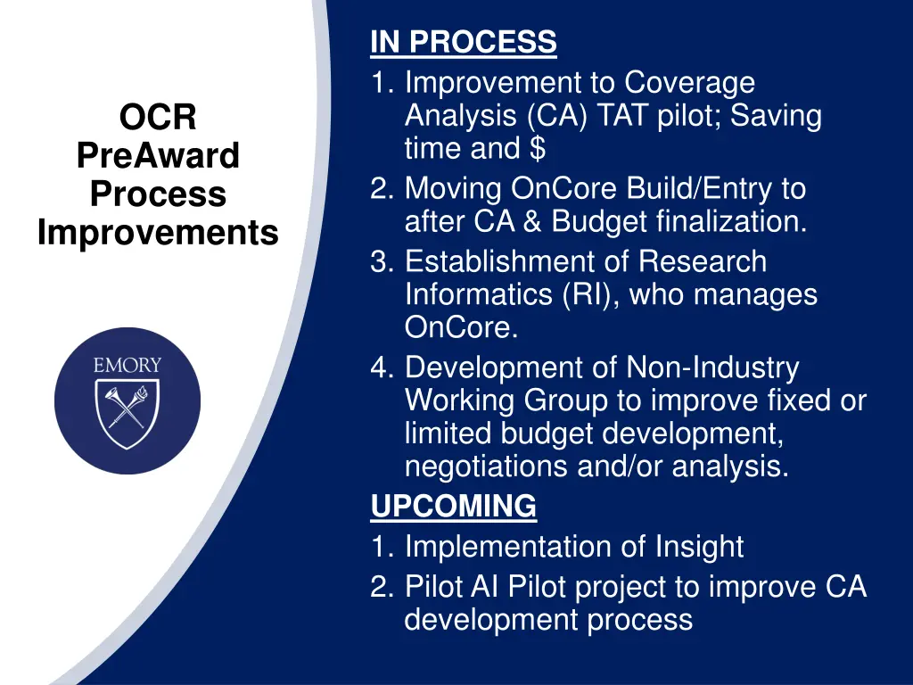 in process 1 improvement to coverage analysis
